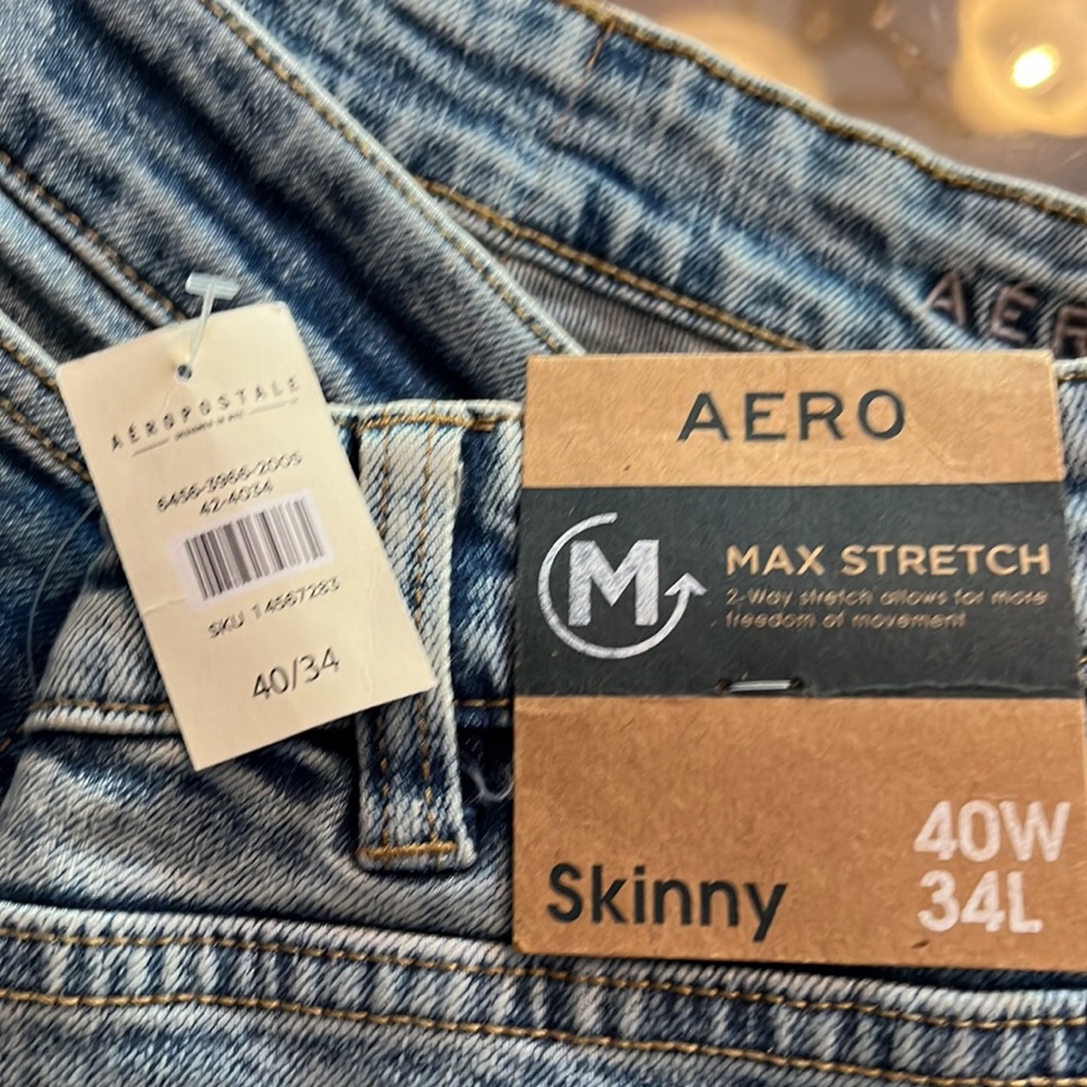 New AEROPOSTALE skinny jeans. With tags - Picture 2 of 9